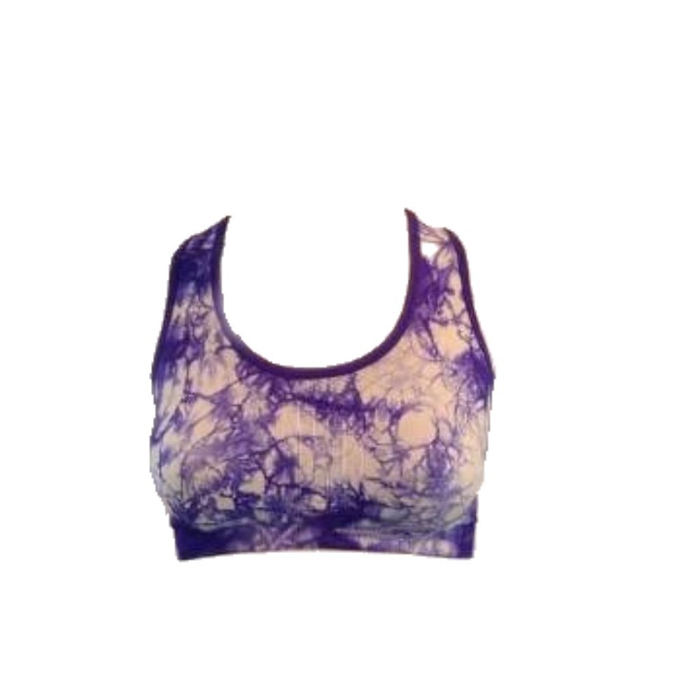Ideology Blue Tie Dye Sports Bra‎